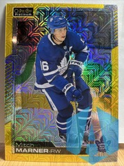 2020-21 O-Pee-Chee Platinum #144 Mitch Marner Yellow Traxx Maple Leafs 141/249